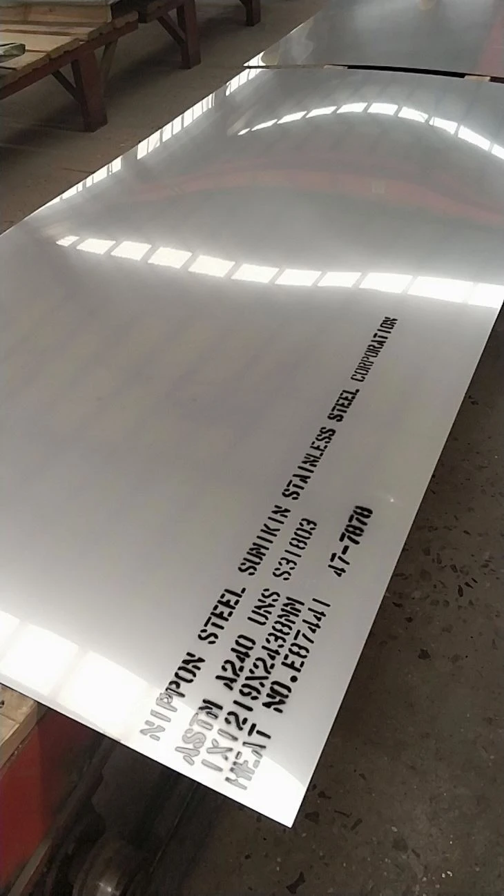 ورق فولادی ASTM A240 S31803 به ضخامت 1 میلی متر