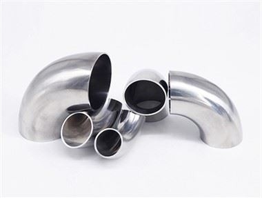 اتصالات لوله فولادی کربنی WP 304 316 زانویی خم 8 اینچی خم